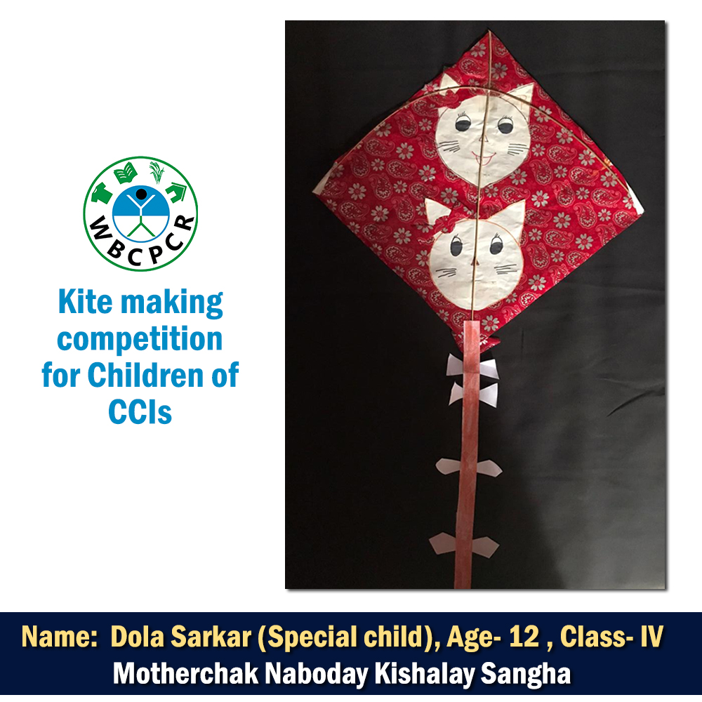 Kite making competition for Children of CCIs